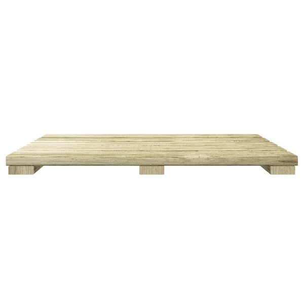 vidaXL Плочка за decking 6 pcs Зелен 50 x 50 cm