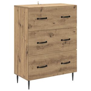 vidaXL Чекмеджетен шкаф 66 x 34,5 x 89,5 см Инженерна дървесина