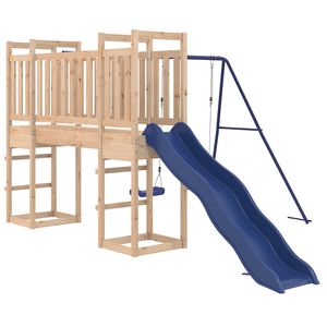 vidaXL Комбинирано детско съоръжение за игра на открито, бор масив