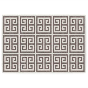 vidaXL Килим за открито и закрито къс косъм шарен 160x230 см неплъзгащ