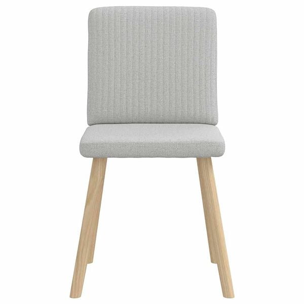 vidaXL Трапезни столове 2 бр Cloud сив плат