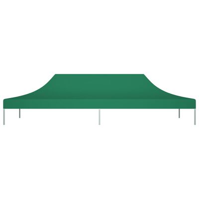vidaXL Покривало за парти шатра, 6x3 м, зелено, 270 г/м²