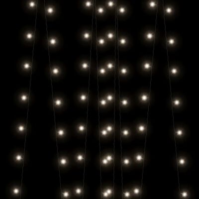 vidaXL Соларни лампички 2 бр 2х200 LED студено бяло за закрито/открито