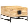 vidaXL Маса за кафе, 67x67x45 см, мангово дърво масив