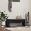 vidaXL Пейка за коридор с възглавница Черния дъб 103 x 38 x 40 см