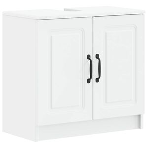 vidaXL Шкаф за мивка в баня UTRECHT Бяло 59,5 x 31,5 x 59 см