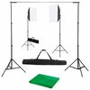 vidaXL Фотографски комплект за студио със софтбокс светлини и фон