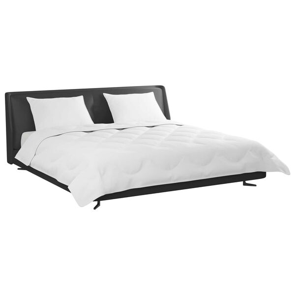 vidaXL Завивка с възглавница 3 pcs Бяло Микрофибър