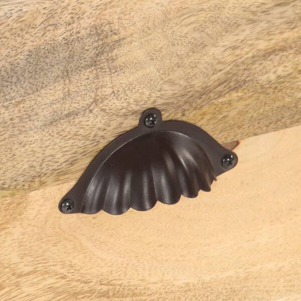 vidaXL ТВ шкаф, 120x35x45 см, мангово дърво масив