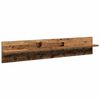 vidaXL Стенен закачалка за палта Старо дърво 100 x 10,5 x 18 см