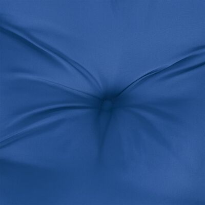 vidaXL Палетна възглавница, кралско синя, 70x70x12 см, текстил