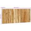 vidaXL Табла за глава 120 cm масивна дървесина акация