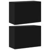 vidaXL Калъфи градинска мебел 2 бр 6 капси за газ барбекю 180x80x125см