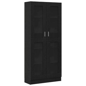vidaXL Шкаф за книги 4 нива 82,5 x 30,5 x 185 см Инженерна дървесина