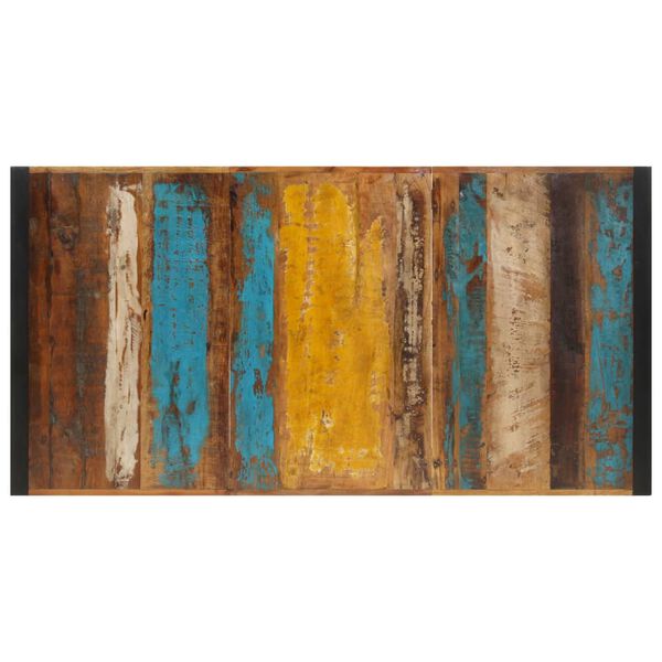 vidaXL Бар маса, 175x90x110 см, регенерирано дърво масив