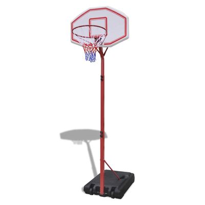vidaXL Баскетболен кош с табло и стойка 305 см