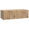 vidaXL Стенно монтиран ТВ шкаф Дъб артизан 98 x 41 x 30 см