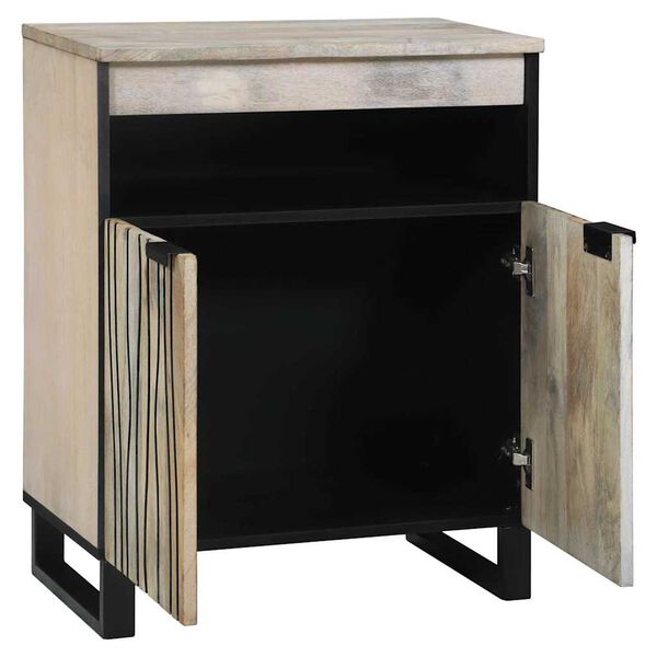 vidaXL Шкафове и стелажи за съхранение на медии Бял и черен