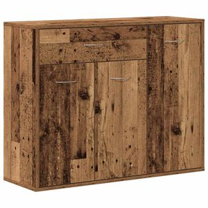vidaXL Бюфет Old Wood 88x30x70 cm Инженерна дървесина