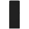 vidaXL Стенни шкафове, 2 бр, черни, 69,5x34x90 см