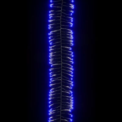 vidaXL LED клъстърен стринг с 2000 LED синьо 17 м PVC