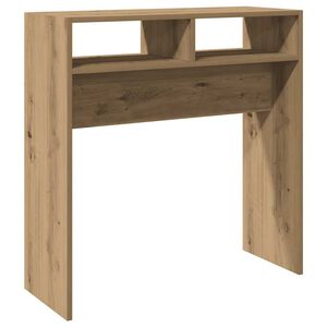 vidaXL Конзолна маса, дъб артизан, 78x30x80 см, инженерно дърво