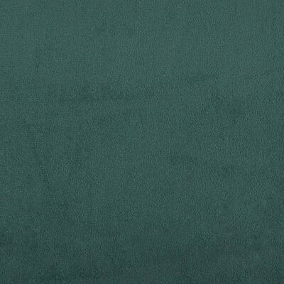 vidaXL Пейка, тъмнозелена, 108x79x79 см, кадифе