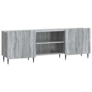 vidaXL ТВ шкаф Сива сонома 150 x 31 x 52 см Инженерна дървесина