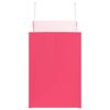 vidaXL Хартиени торбички 250 бр с дръжки розови 32x17x25 см