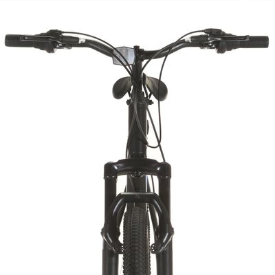 vidaXL Планински велосипед, 21 скорости, 27,5 цола, 50 см, черен