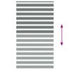 vidaXL Зеброва щора 130x230 см ширина на плата 125,9 см полиестер