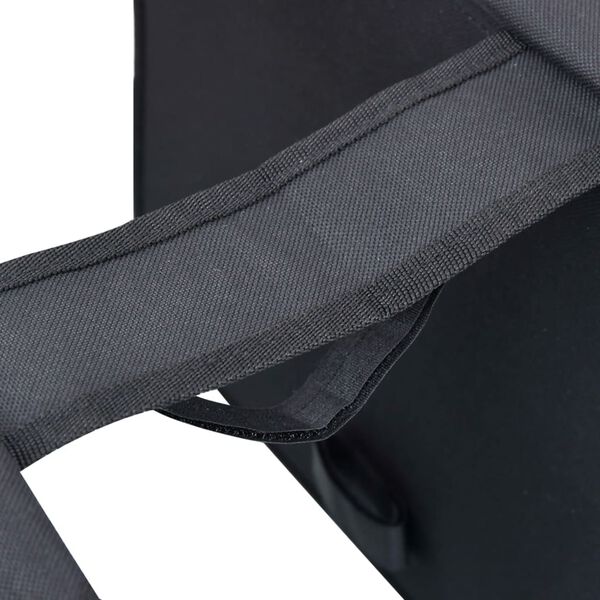 vidaXL Двойна чанта за багажник за велосипеди водоустойчива 35 л черна