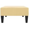 vidaXL Табуретка, кремава, 78x56x32 см, кадифе