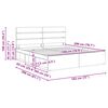 vidaXL Рамка за легло Сонома 180 x 200 cm Солидно борово дърво