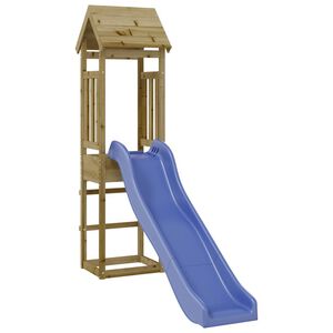vidaXL Комбинирано детско съоръжение за игра, импрегниран бор