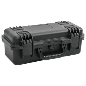 vidaXL Преносим калъф за полет, черен, 46,5x21,5x17,5 см, PP