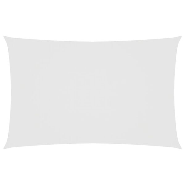 vidaXL Платно-сенник, Оксфорд текстил, правоъгълно, 5x8 м, бяло