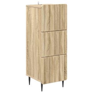 vidaXL Чекмеджетен шкаф 33 х 34,5 х 92 см Инженерна дървесина