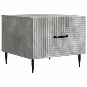 vidaXL Масичка за кафе с чекмедже Бетонно сиво 49 x 50 x 40 см