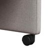 vidaXL Столове с Колела с колела 2 pcs Таупе 57 х 66 х 94 см текстил
