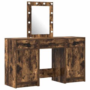 vidaXL Тоалетка Кафяво 50 x 41 x 135 см Инженерна дървесина