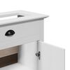 vidaXL Шкаф за мивка в банята "BODO" Бял 70x35x80 cm
