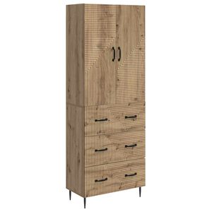 vidaXL Комплект шкафове 2 бр. 66 x 34,5 x 90 см Инженерна дървесина