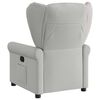 vidaXL Recliner Chair Cloud Grey Fabric