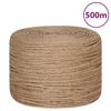 vidaXL Въже, 100% юта, 8 мм, 500 м