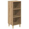 vidaXL Служебен шкаф Дъб 34,5 x 32,5 x 90 см Инженерно дърво