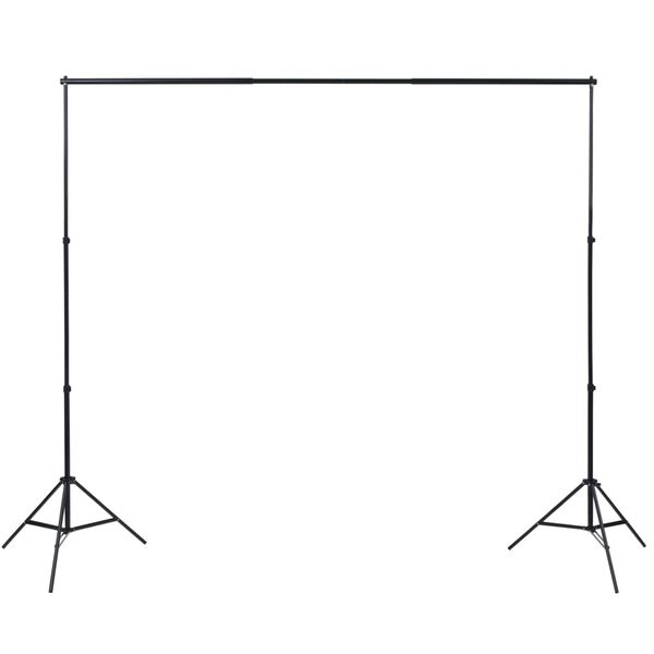 vidaXL Комплект за фото студио с фон и комплект осветление