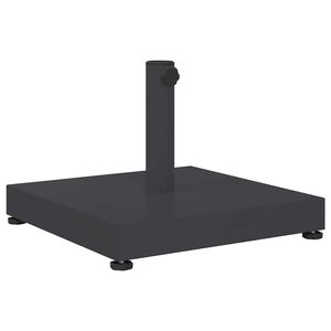 vidaXL Основа за чадър Тъмен сив 45 x 45 x 31,5 см