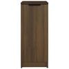 vidaXL Шкаф за обувки, кафяв дъб, 30x35x70 см, инженерно дърво