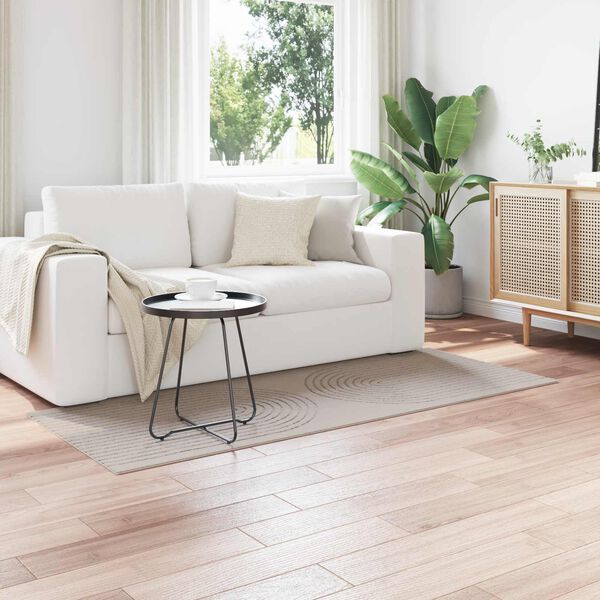 vidaXL Килими за помещение Правоъгълна Крем 150 x 80 cm